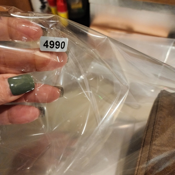 Bulgary Brown Satin Satchel Cosmetic Bag - Picture 11 of 12